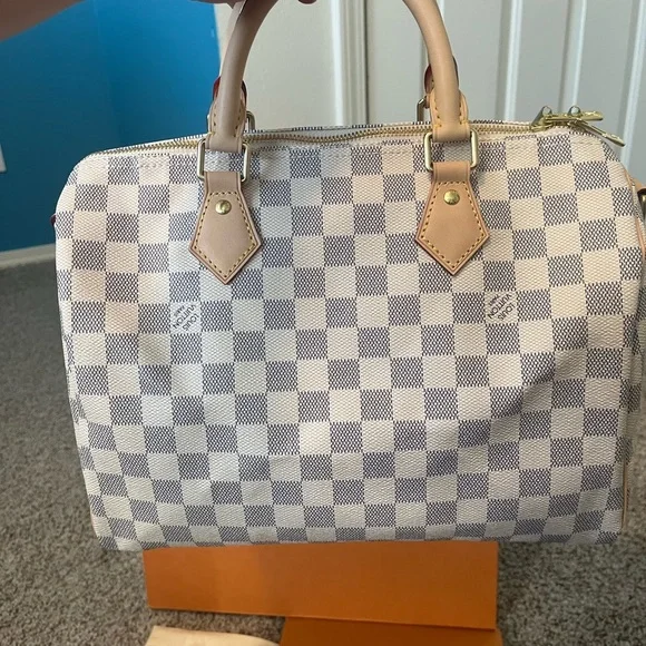 Louis Vuitton Speedy Bandouliere 30 Azur - Picture 3 of 13